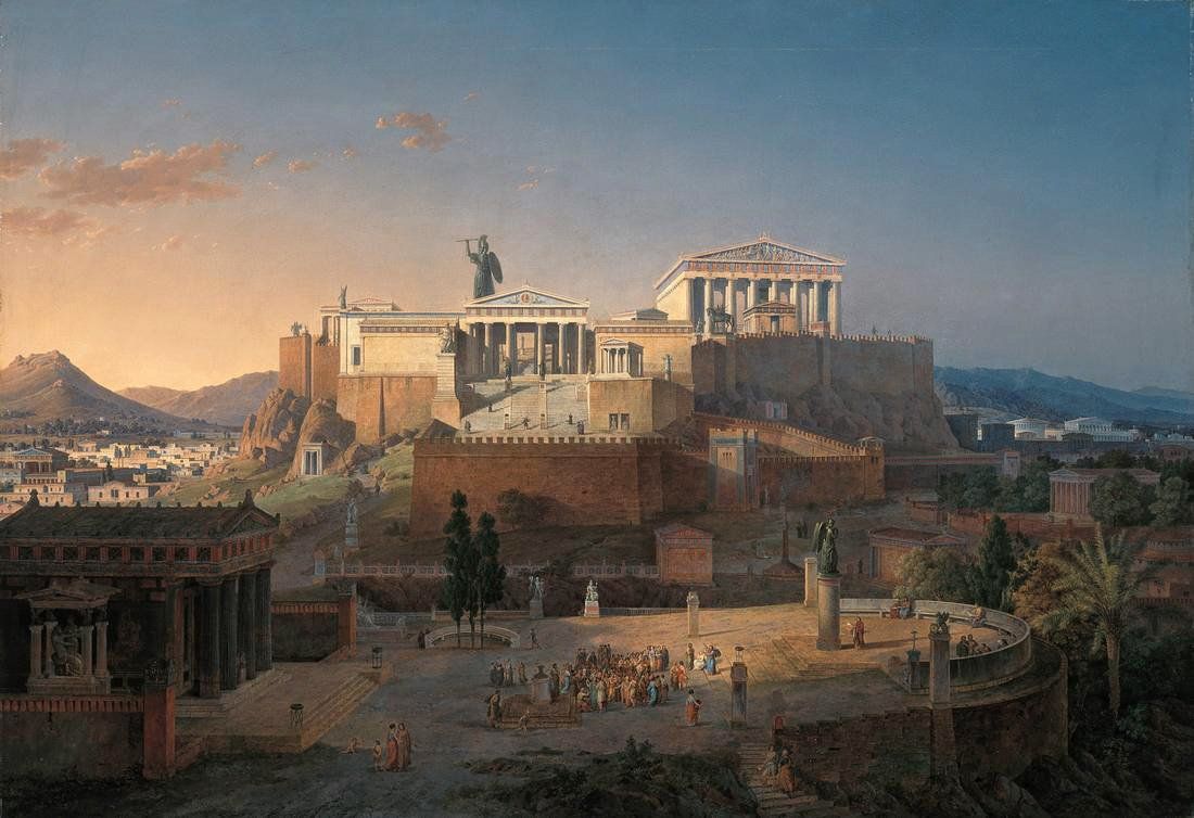 Unknown Acropolis of Athens by Leo von Klenze